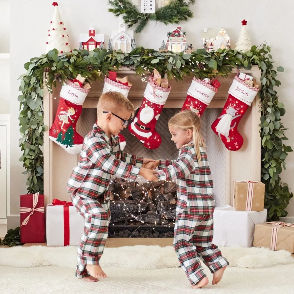 Stewart Plaid Flannel Pajama Set - PBK